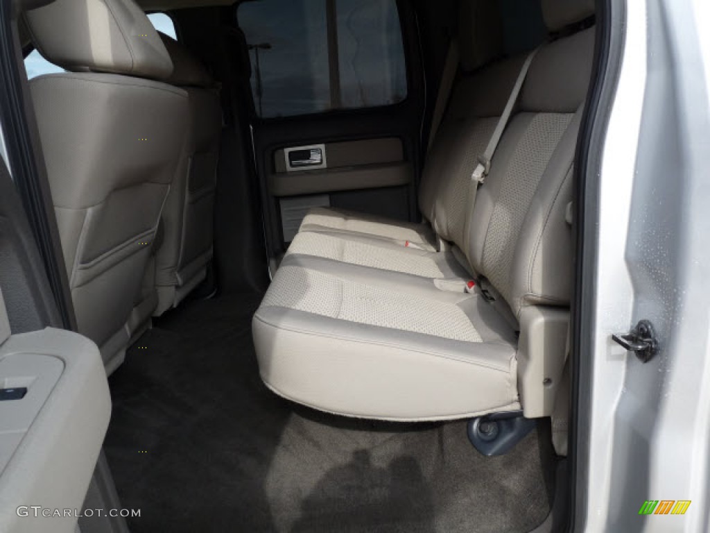 2010 F150 XLT SuperCrew - Ingot Silver Metallic / Medium Stone photo #14