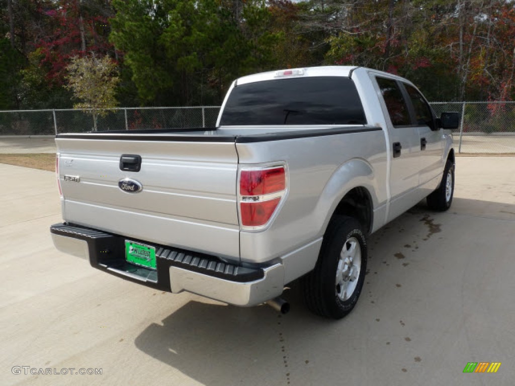2010 F150 XLT SuperCrew - Ingot Silver Metallic / Medium Stone photo #18