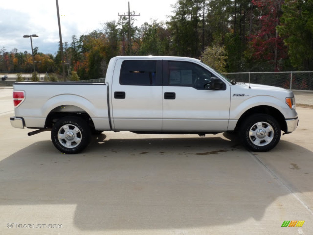 2010 F150 XLT SuperCrew - Ingot Silver Metallic / Medium Stone photo #19