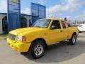 2001 Chrome Yellow Ford Ranger Edge SuperCab 4x4 #61112679