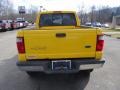 2001 Chrome Yellow Ford Ranger Edge SuperCab 4x4  photo #3
