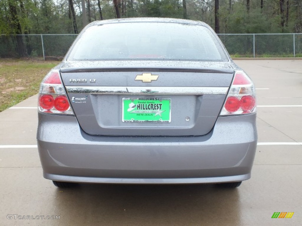 2010 Aveo LT Sedan - Medium Gray / Charcoal photo #6