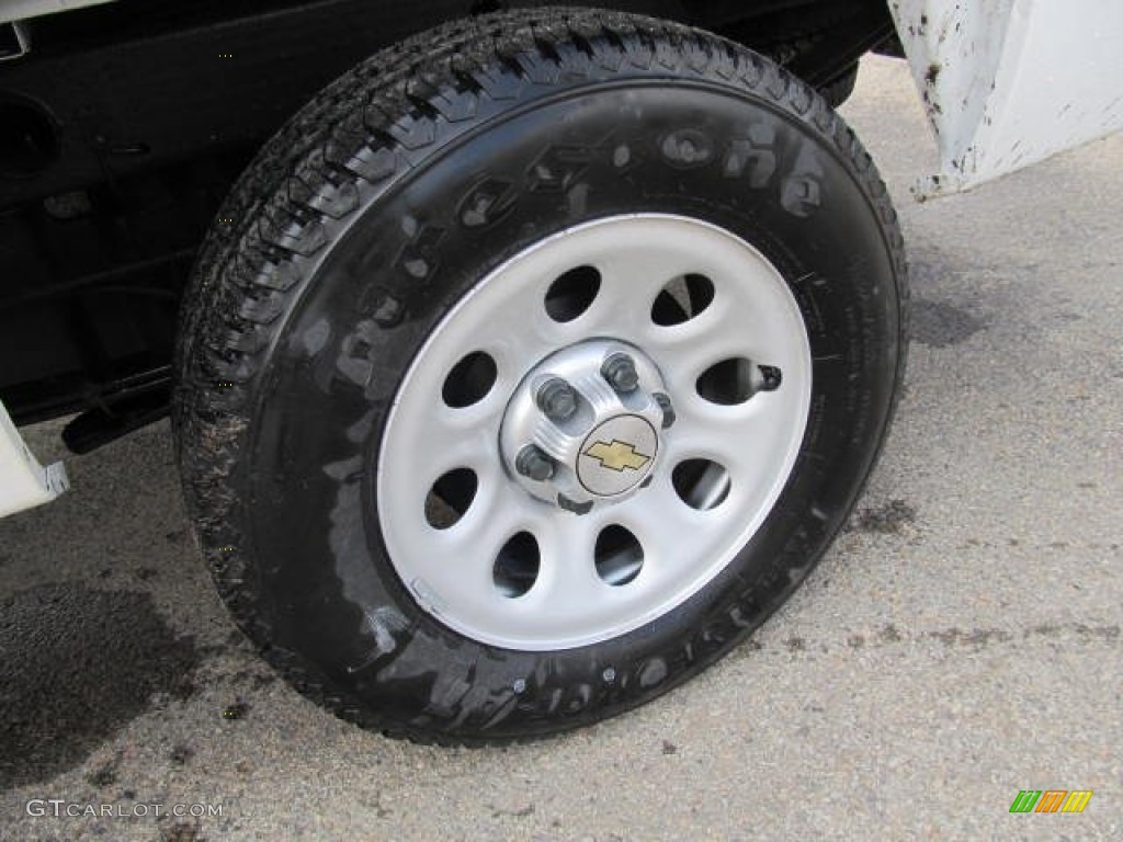 2012 Silverado 1500 Work Truck Regular Cab 4x4 - Summit White / Dark Titanium photo #7