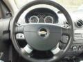 Charcoal 2010 Chevrolet Aveo LT Sedan Steering Wheel