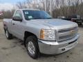 2012 Silver Ice Metallic Chevrolet Silverado 1500 LT Regular Cab 4x4  photo #5