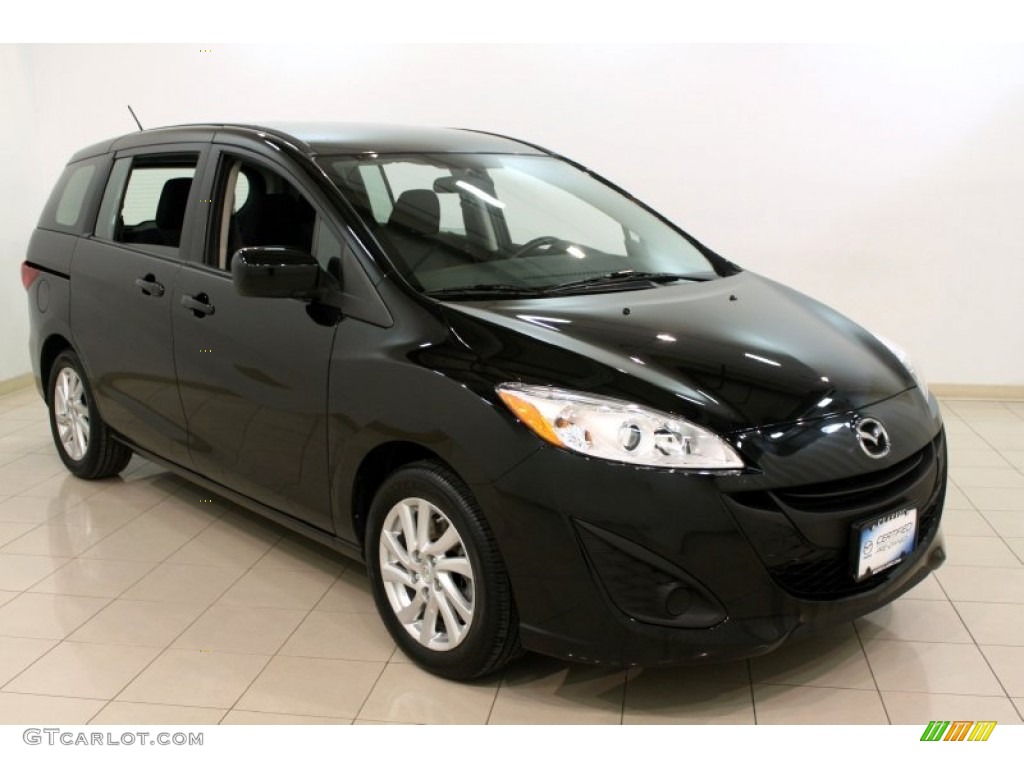 2012 MAZDA5 Sport - Brilliant Black / Black photo #1