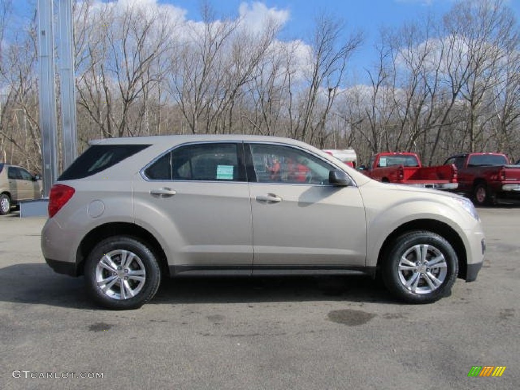 Gold Mist Metallic 2012 Chevrolet Equinox LS AWD Exterior Photo #61124480
