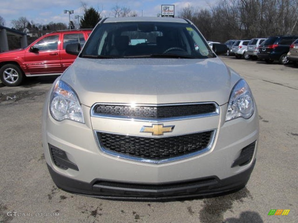 2012 Equinox LS AWD - Gold Mist Metallic / Jet Black photo #7