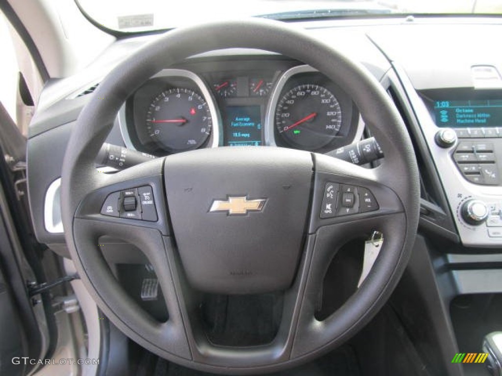 2012 Equinox LS AWD - Gold Mist Metallic / Jet Black photo #11