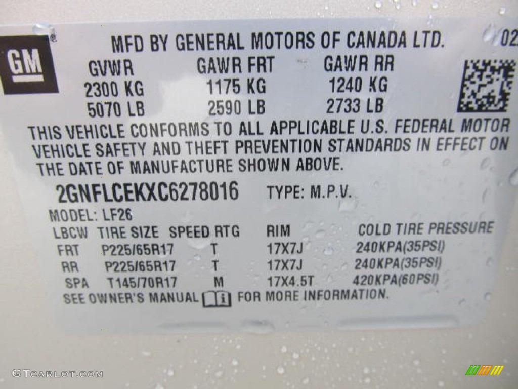 2012 Equinox LS AWD - Gold Mist Metallic / Jet Black photo #14