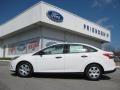 2012 Oxford White Ford Focus S Sedan  photo #1