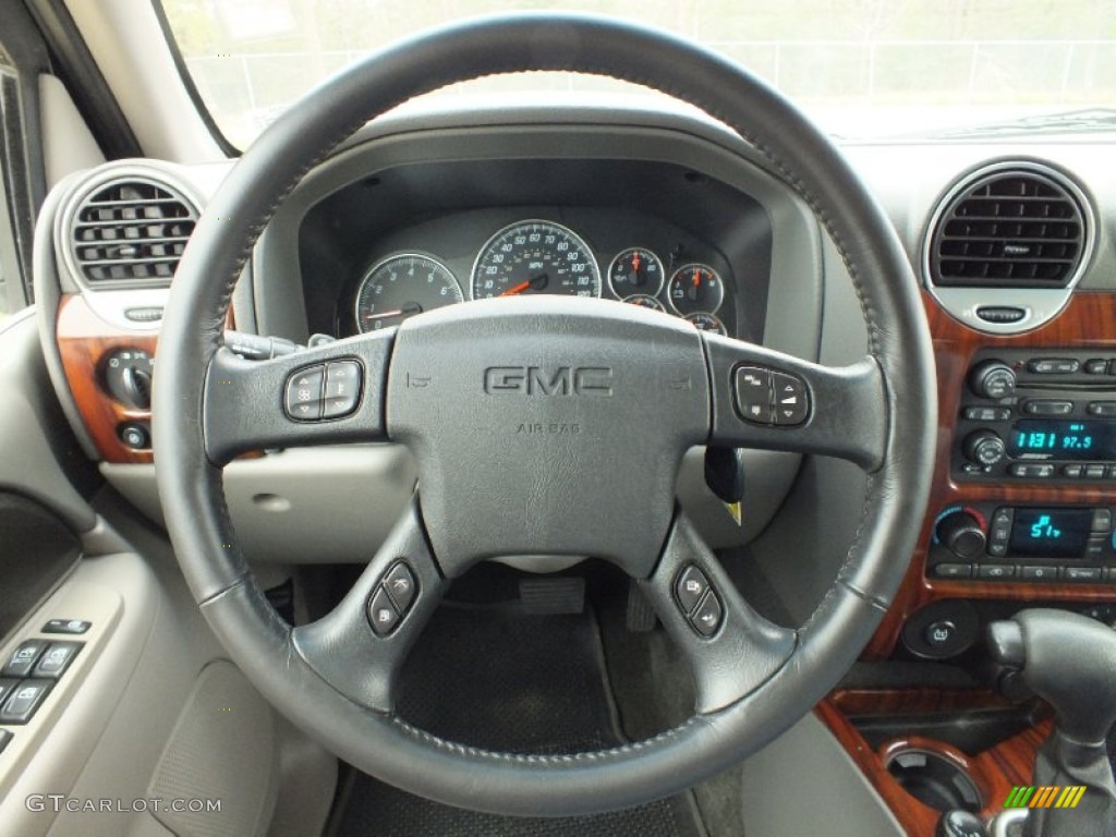 2003 GMC Envoy XL SLT Medium Pewter Steering Wheel Photo #61127099