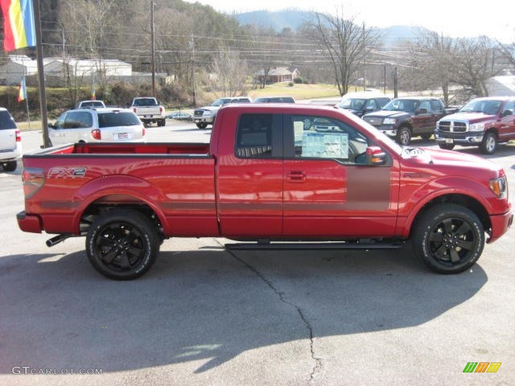 Red Candy Metallic 2012 Ford F150 FX2 SuperCab Exterior Photo #61127240
