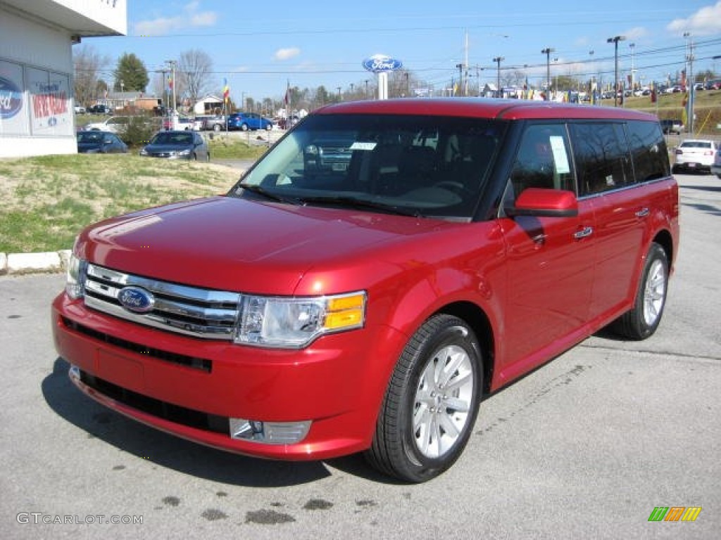 Red Candy Metallic 2012 Ford Flex SEL AWD Exterior Photo #61127633