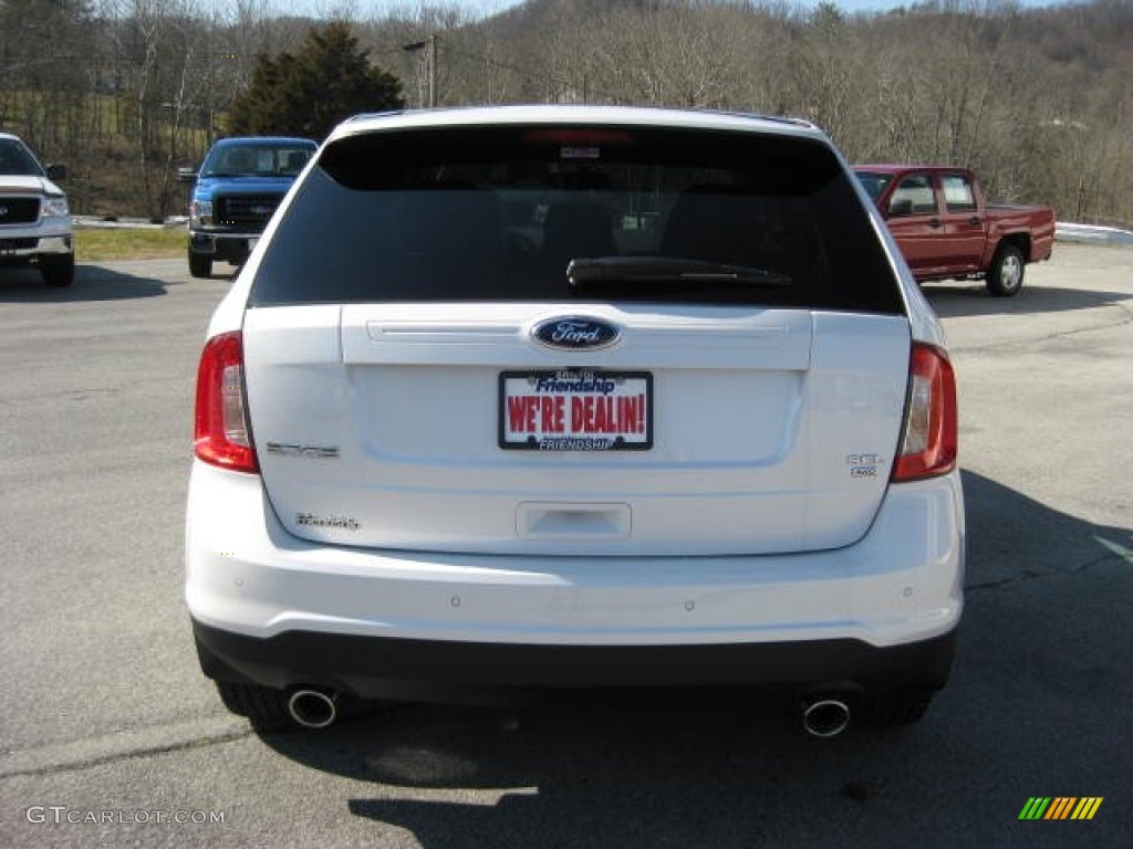 2012 Edge SEL AWD - White Platinum Metallic Tri-Coat / Medium Light Stone photo #7
