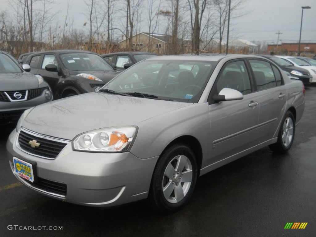2006 Malibu LT V6 Sedan - Silverstone Metallic / Ebony Black photo #1