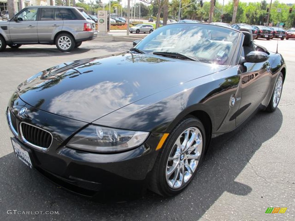 2006 Z4 3.0i Roadster - Monaco Blue Metallic / Black photo #1