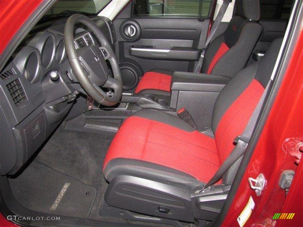 Dark Slate Gray/Red Interior 2008 Dodge Nitro R/T Photo #61128866