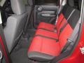 Dark Slate Gray/Red Rear Seat Photo for 2008 Dodge Nitro #61128961