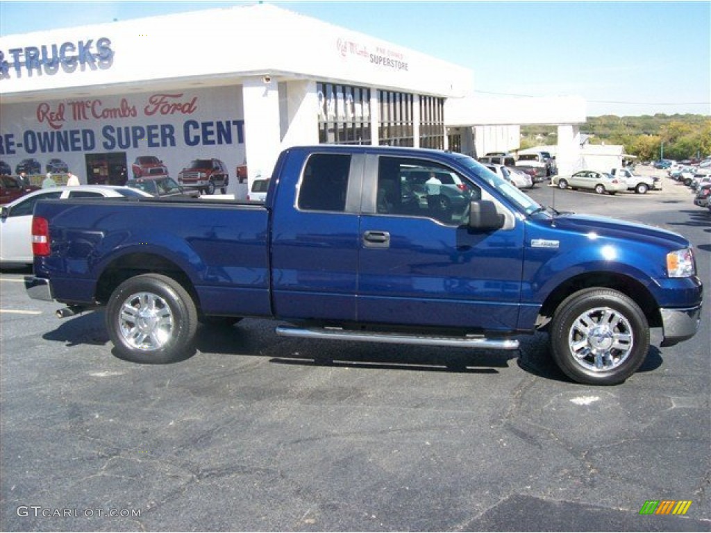 2008 Dark Blue Pearl Metallic Ford F150 Xlt Supercab 61112634