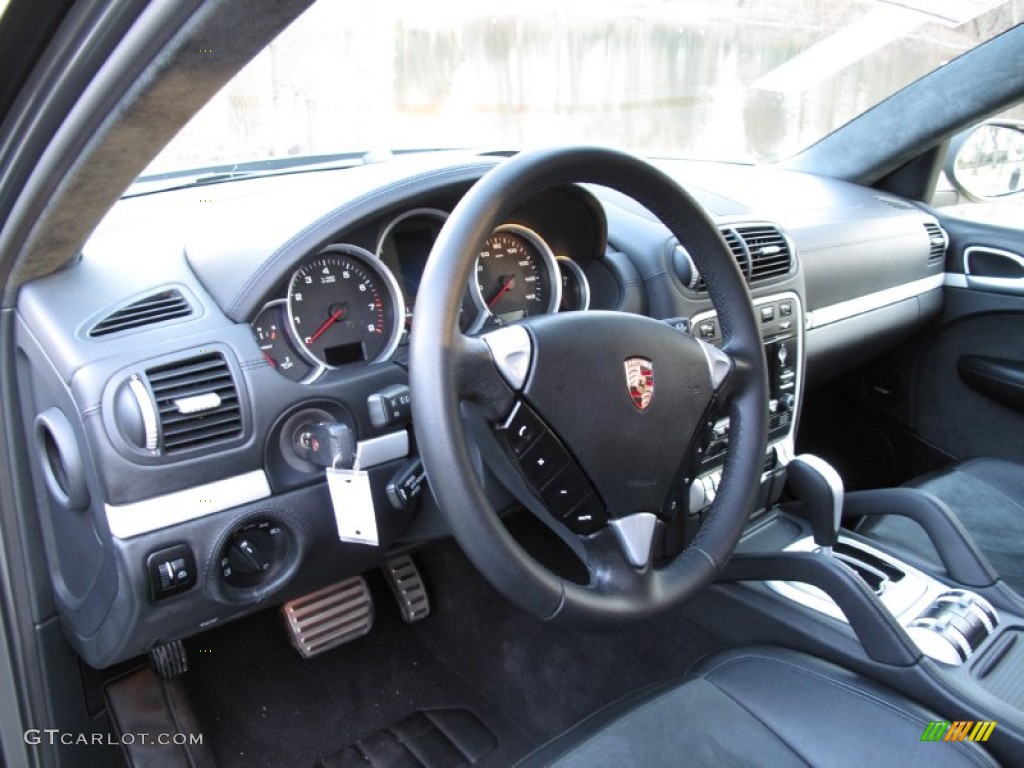 2009 Porsche Cayenne GTS Black w/Alcantara Steering Wheel Photo #61129448