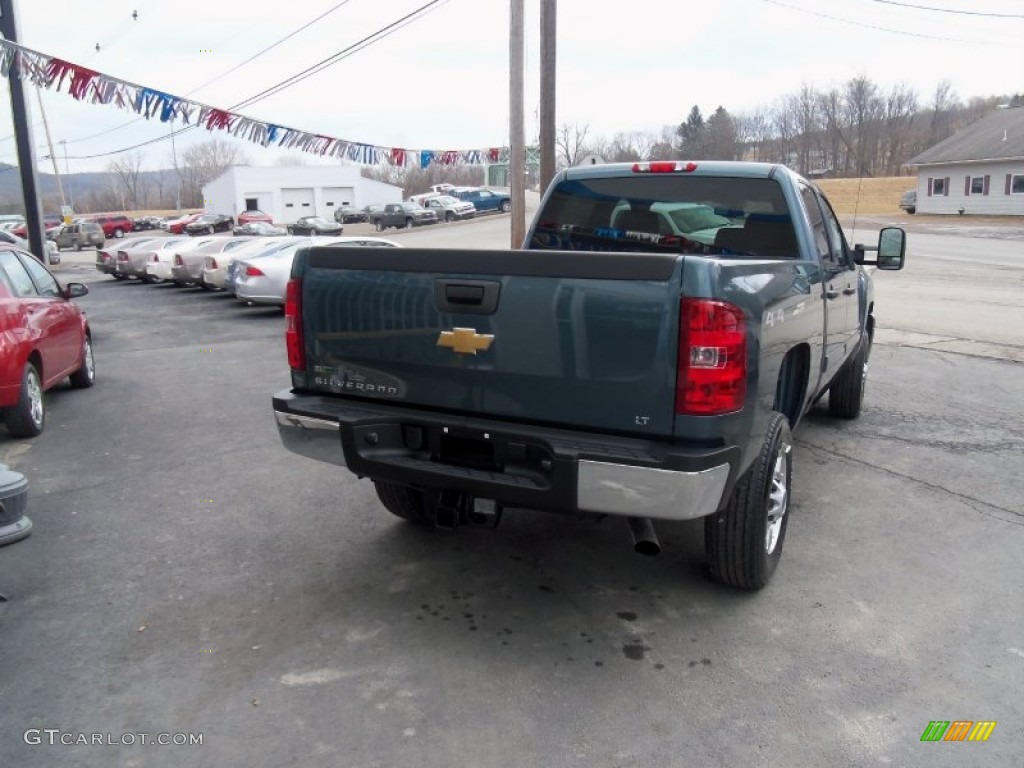 2012 Silverado 2500HD LT Crew Cab 4x4 - Blue Granite Metallic / Ebony photo #6