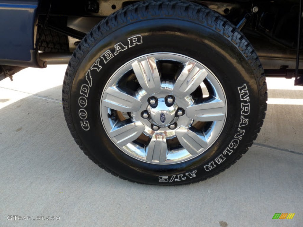 2010 F150 XLT SuperCrew 4x4 - Dark Blue Pearl Metallic / Medium Stone photo #19