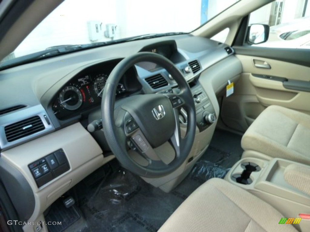 Beige Interior 2012 Honda Odyssey EX Photo #61131143