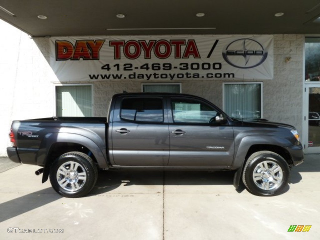 2012 Tacoma V6 TRD Sport Double Cab 4x4 - Magnetic Gray Mica / Graphite photo #1