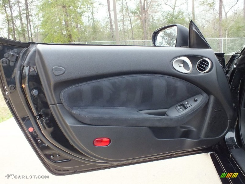 2010 370Z Touring Roadster - Magnetic Black / Black Leather photo #14