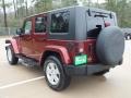 2007 Red Rock Crystal Pearl Jeep Wrangler Unlimited Sahara 4x4  photo #7