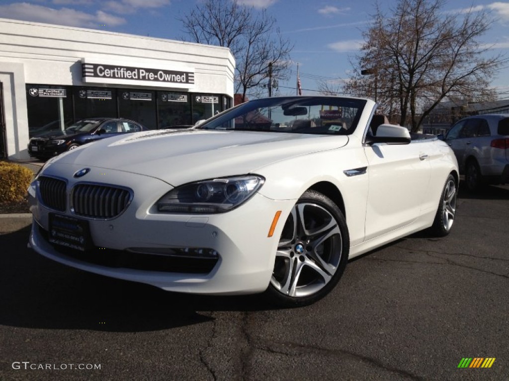 Alpine White 2012 BMW 6 Series 650i Convertible Exterior Photo #61131875