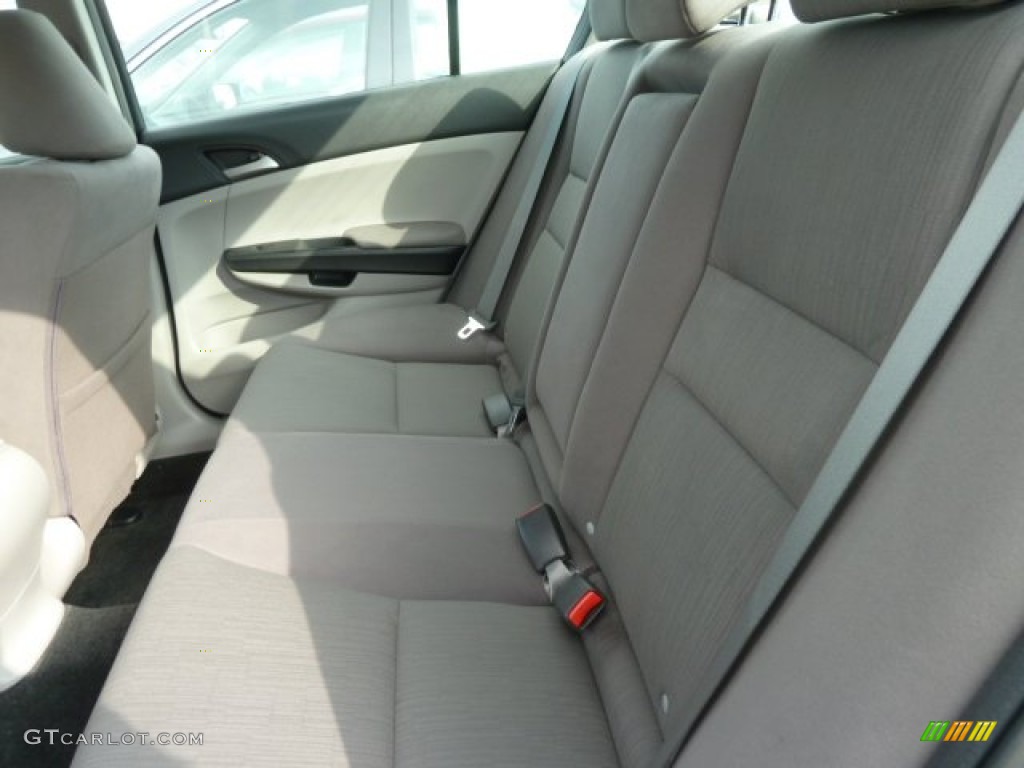 2012 Accord LX Sedan - Polished Metal Metallic / Gray photo #11