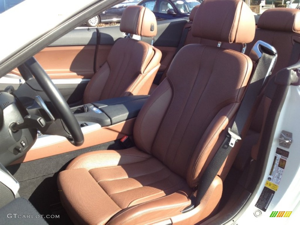 2012 BMW 6 Series 650i Convertible Front Seat Photo #61131965
