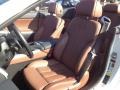 Cinnamon Brown Nappa Leather Front Seat Photo for 2012 BMW 6 Series #61131965