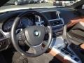Cinnamon Brown Nappa Leather Steering Wheel Photo for 2012 BMW 6 Series #61131974
