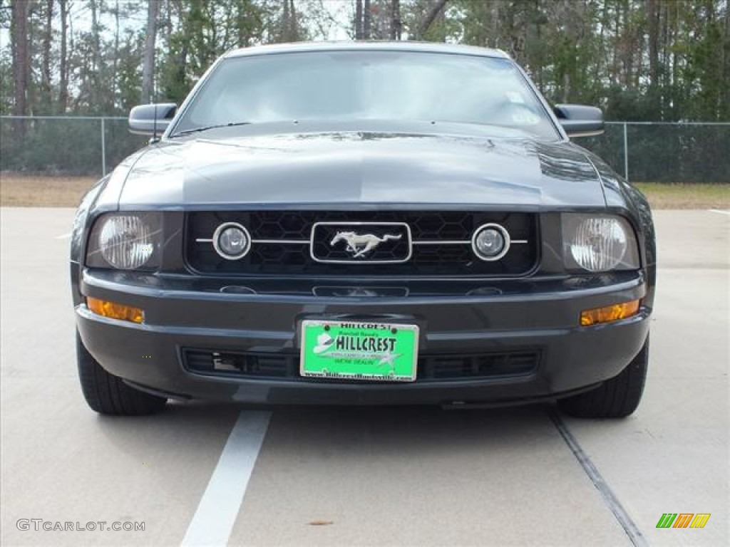 2008 Mustang V6 Deluxe Coupe - Alloy Metallic / Dark Charcoal photo #8