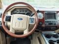 Chaparral Leather 2011 Ford F250 Super Duty King Ranch Crew Cab 4x4 Steering Wheel