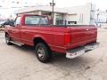 1995 Electric Currant Red Pearl Ford F150 XLT Regular Cab  photo #4
