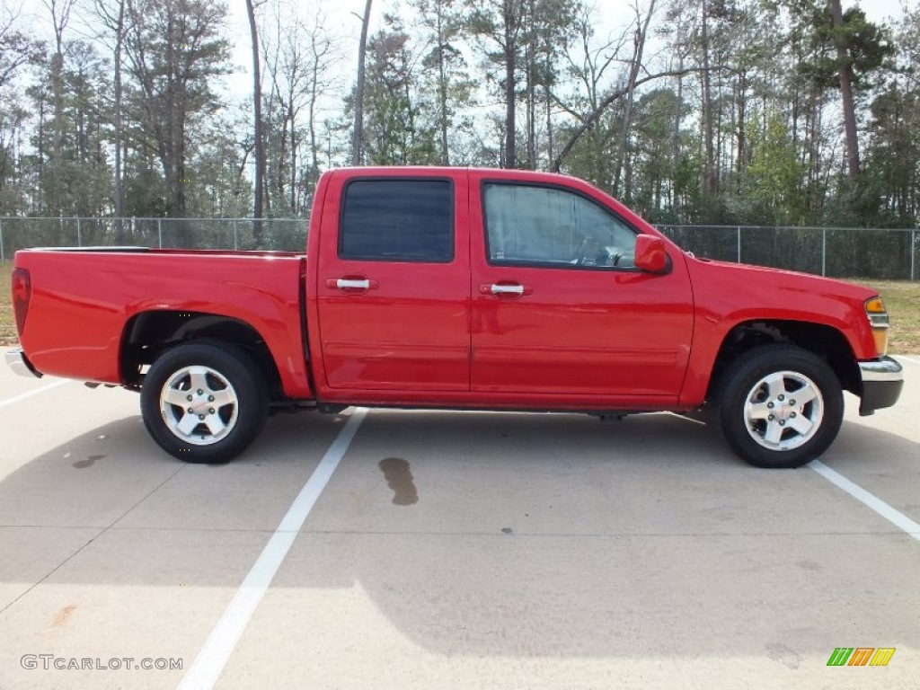 Fire Red 2010 GMC Canyon SLE Crew Cab Exterior Photo #61133141