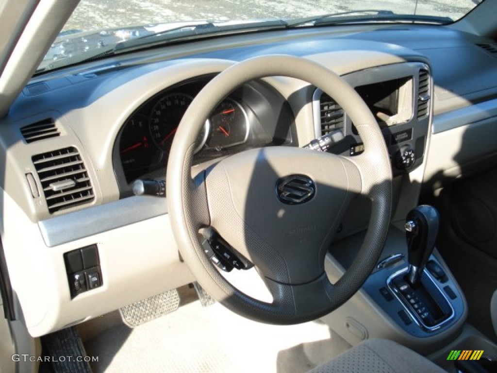 2005 Grand Vitara LX 4WD - Cool Beige Metallic / Beige photo #10