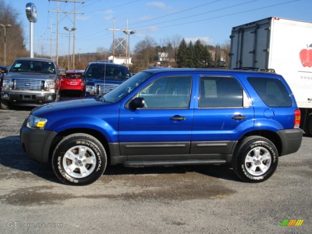 2005 Escape XLT V6 4WD - Sonic Blue Metallic / Medium/Dark Flint Grey photo #5