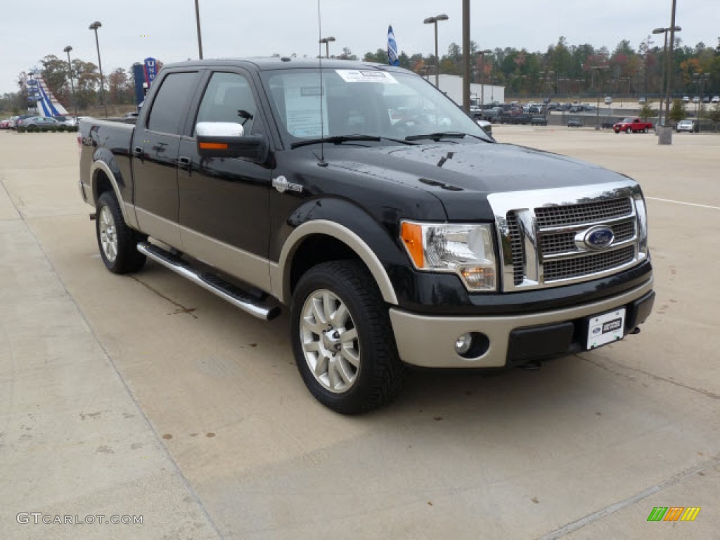 2010 F150 King Ranch SuperCrew 4x4 - Tuxedo Black / Chapparal Leather photo #1
