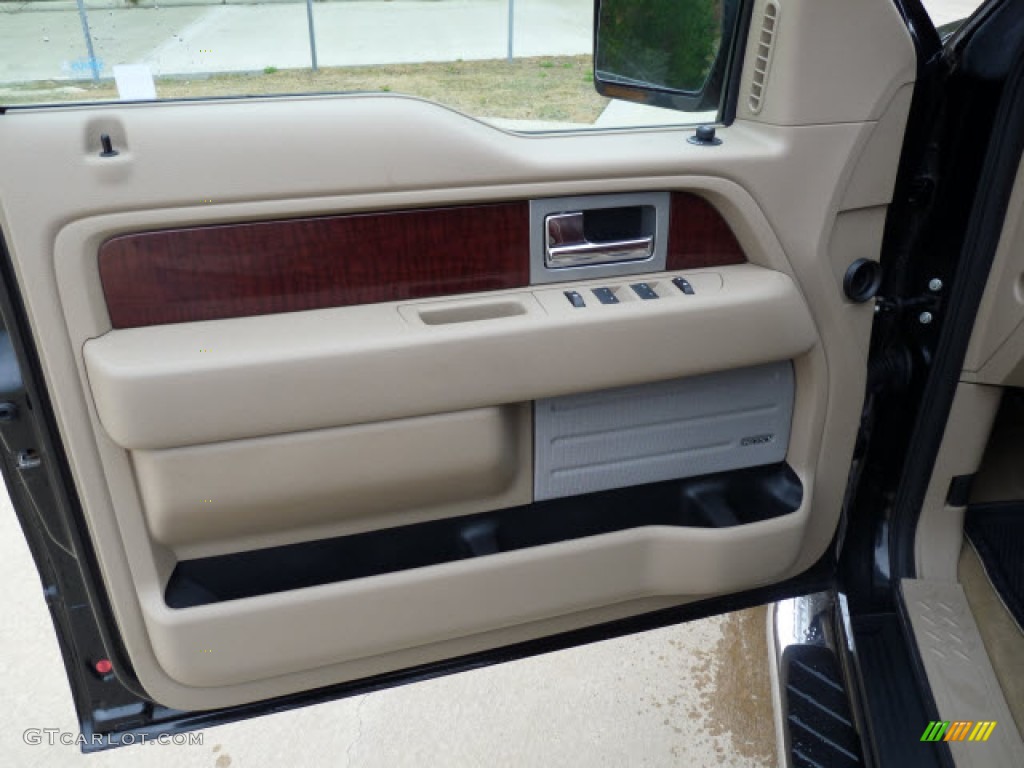 2010 F150 King Ranch SuperCrew 4x4 - Tuxedo Black / Chapparal Leather photo #7