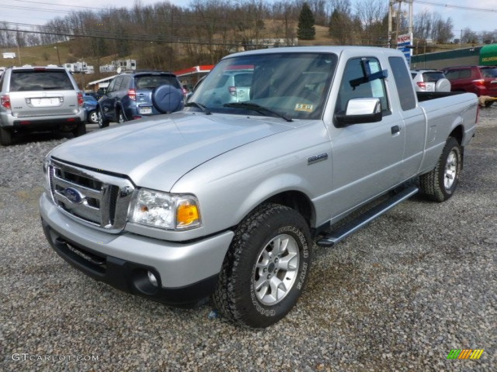 Silver Metallic 2011 Ford Ranger XLT SuperCab 4x4 Exterior Photo #61134176