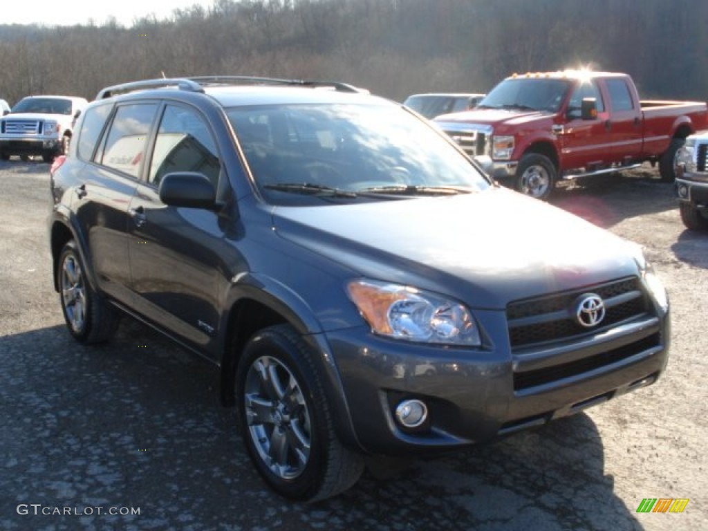 2011 RAV4 Sport 4WD - Magnetic Gray Metallic / Dark Charcoal photo #2