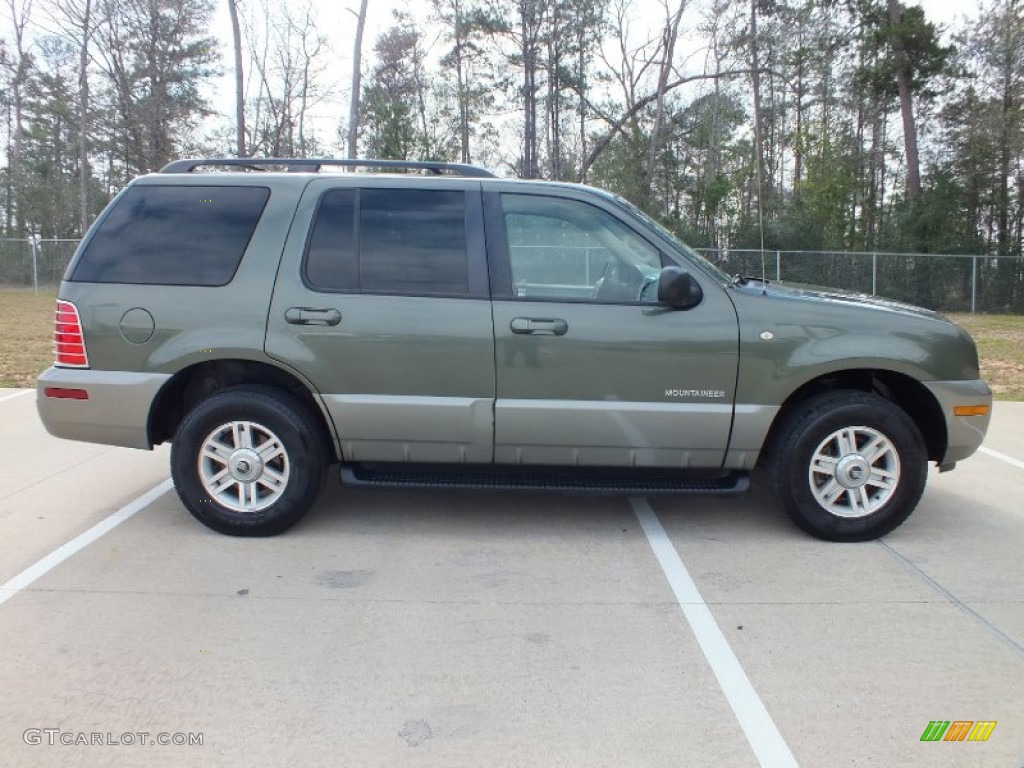 Estate Green Metallic 2002 Mercury Mountaineer Standard Mountaineer Model Exterior Photo #61135106
