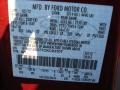 FL: Toreador Red Metallic 2012 Ford Escape XLT Color Code