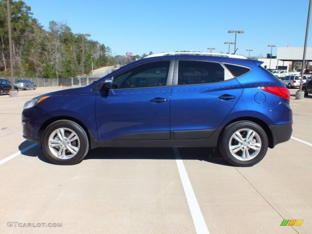 Iris Blue 2012 Hyundai Tucson GLS Exterior Photo #61136210