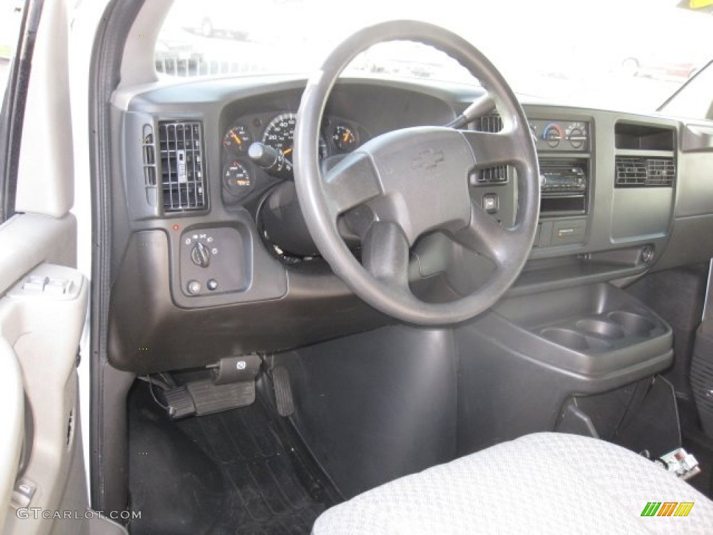 2006 Chevrolet Express 1500 Cargo Van Medium Dark Pewter Dashboard Photo #61136924